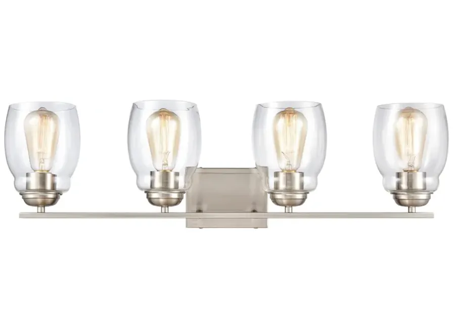 Calistoga 30.5" Wide 4-Light Vanity Light - Brushed Nickel