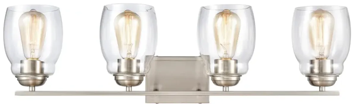 Calistoga 30.5" Wide 4-Light Vanity Light - Brushed Nickel