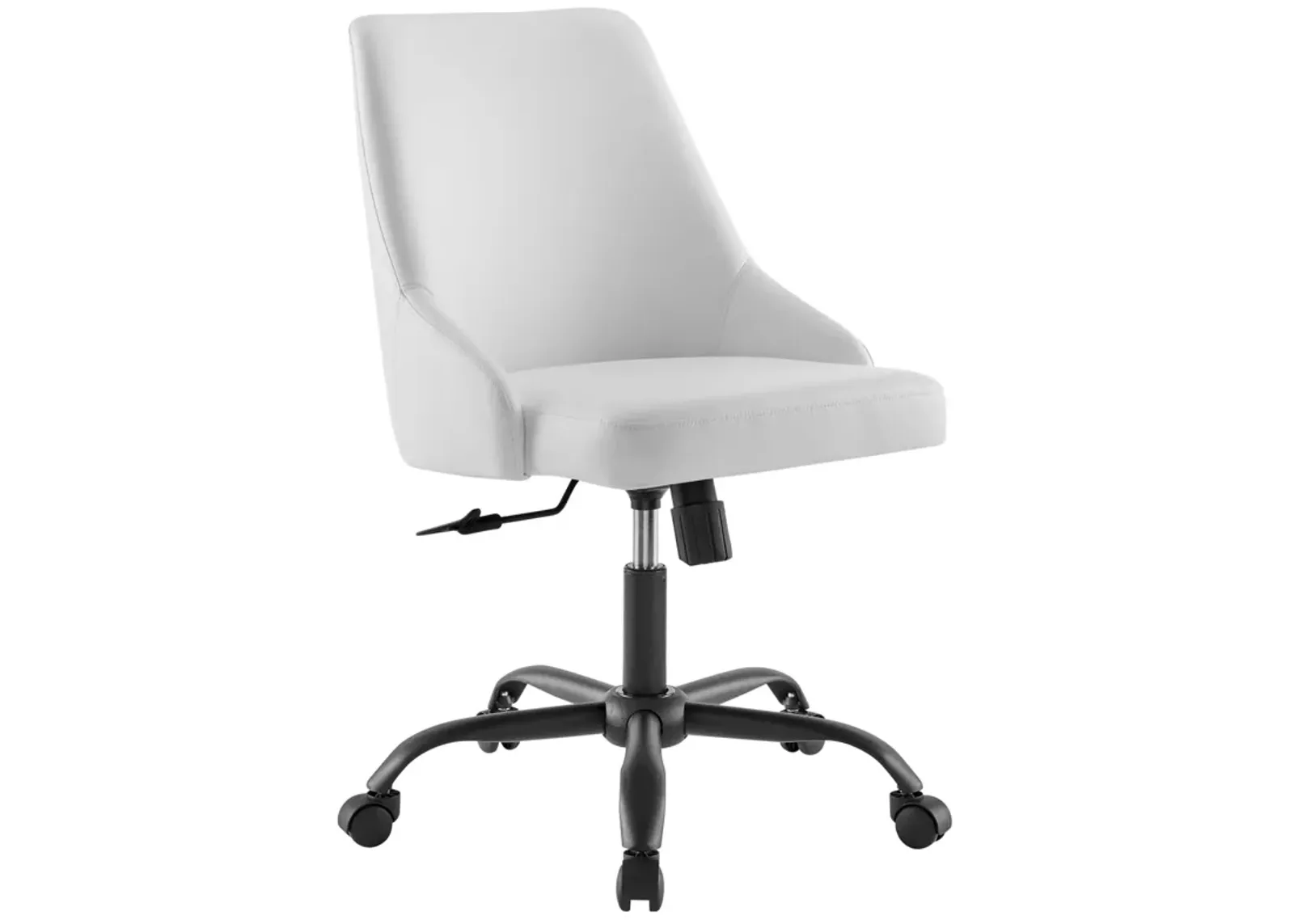 Designate Swivel Vegan Leather Office Chair