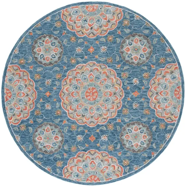 BLOSSOM Hand Tufted 6' x 6' Round area rug