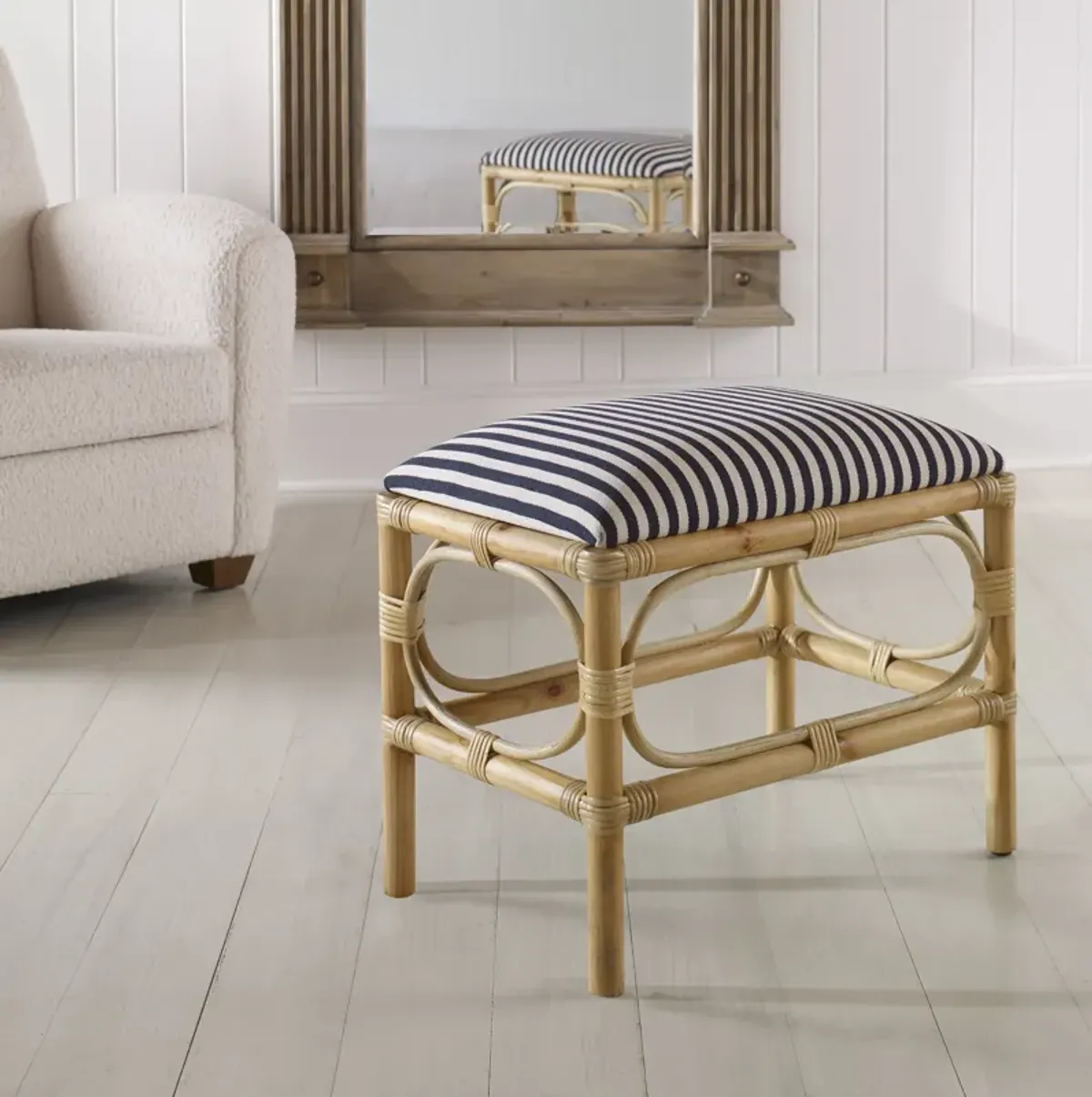 Laguna Small Striped Bench