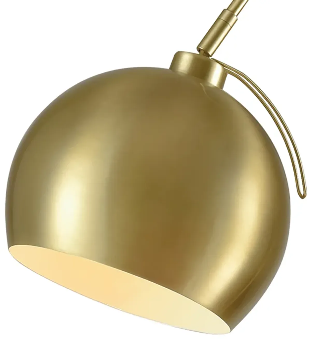 Kopernikus 61'' High 1-Light Floor Lamp - Aged Brass - Includes LED Bulb