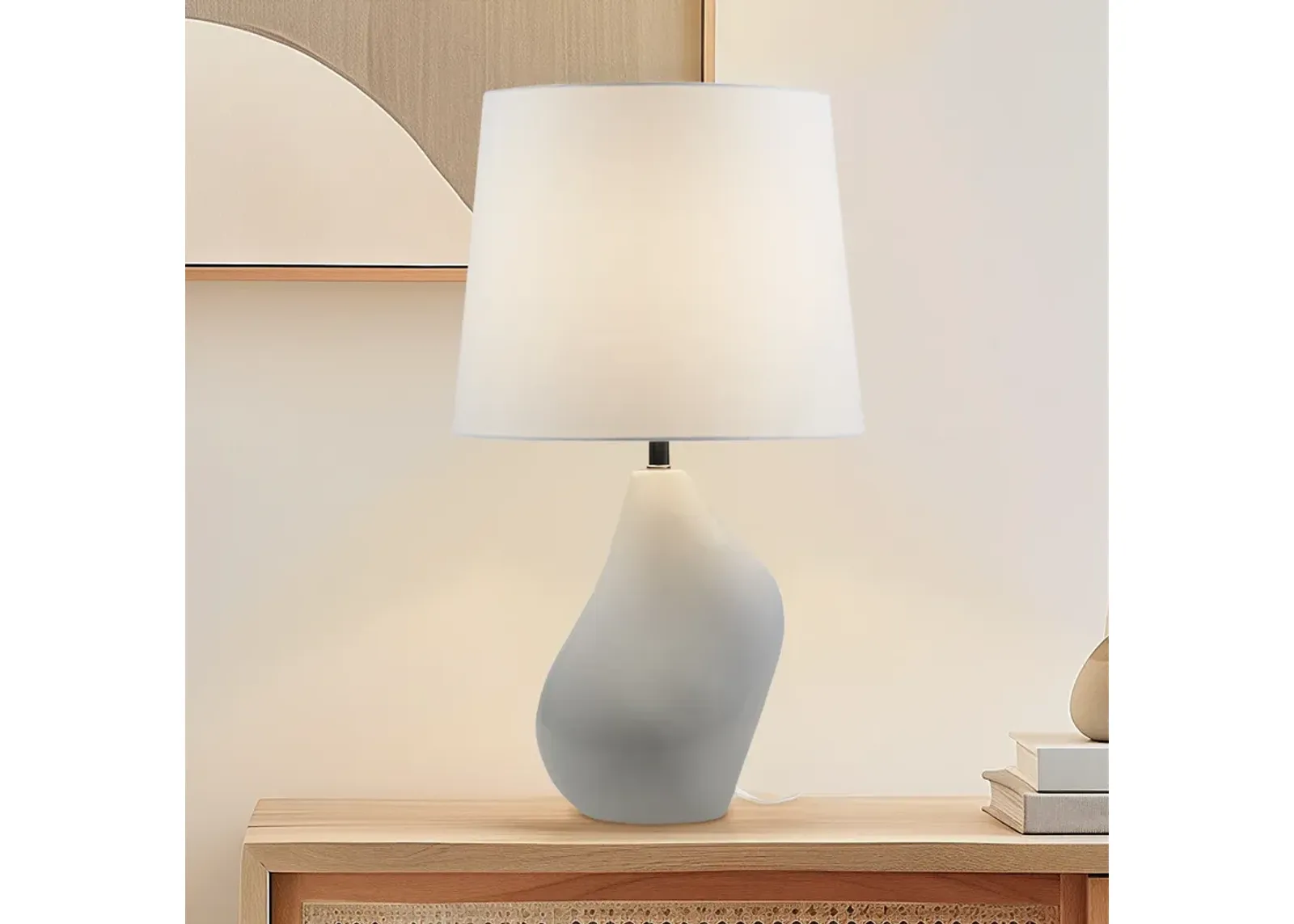 Asymmetrical Ceramic Table Lamp