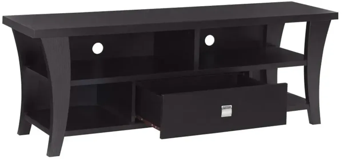 Anita 1-drawer TV Console Cappuccino