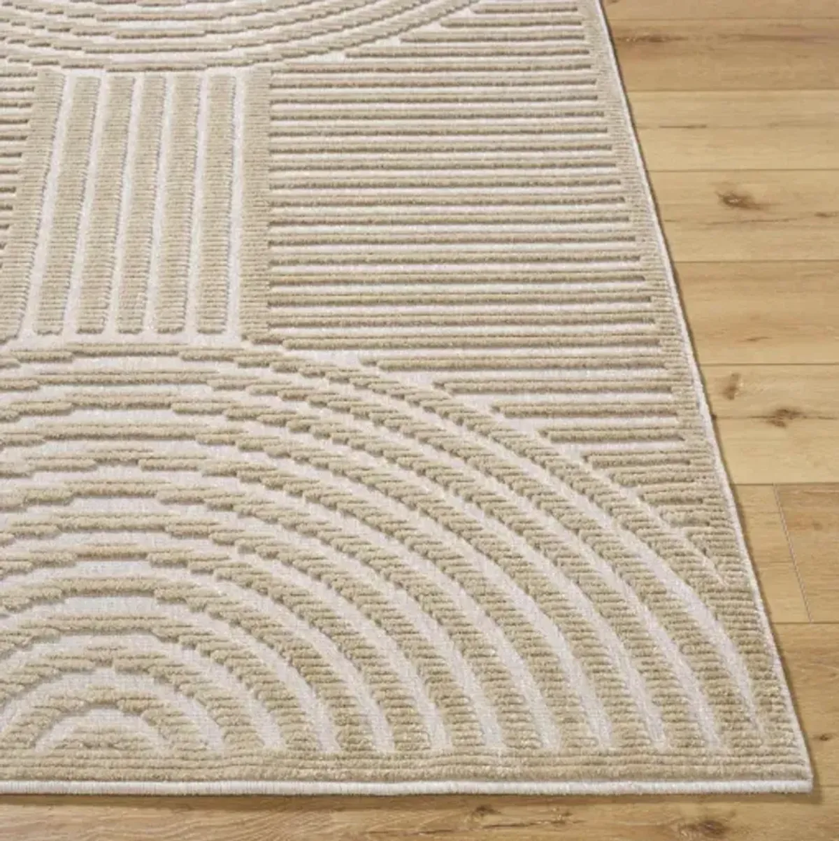 Lyna LYA-2327 2'7" x 7'2" Machine Woven Rug