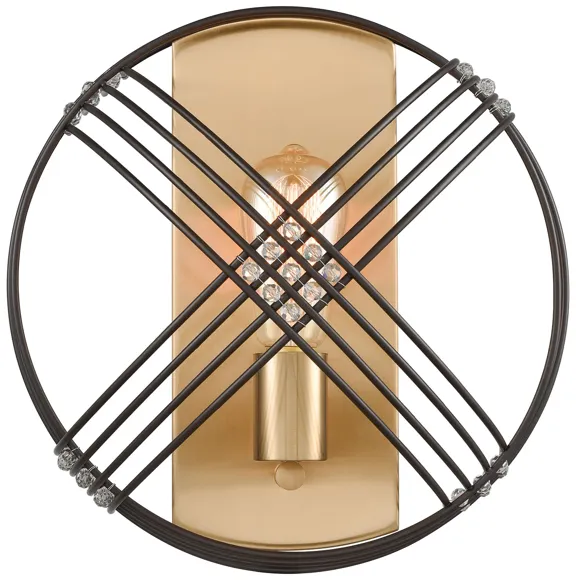 Concentric 12" High 1-Light Sconce - Oil Rubbed Bronze