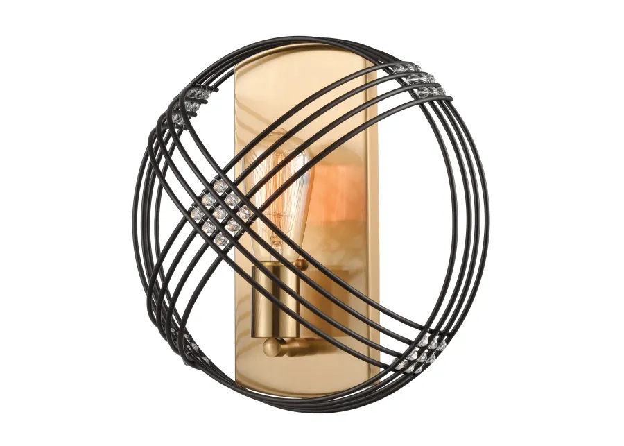 Concentric 12" High 1-Light Sconce - Oil Rubbed Bronze