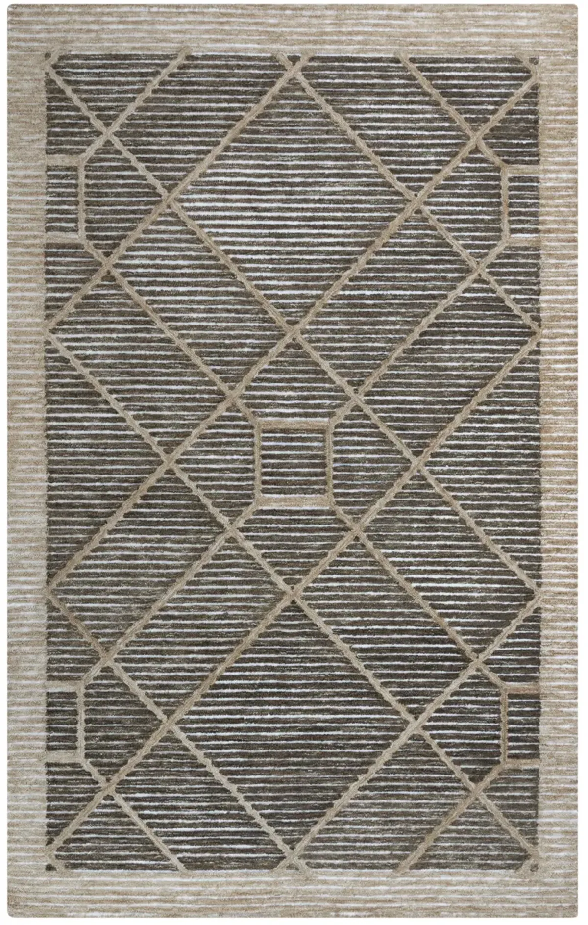 Vista Hand Tufted Loop Pile 5' x 8' Rug