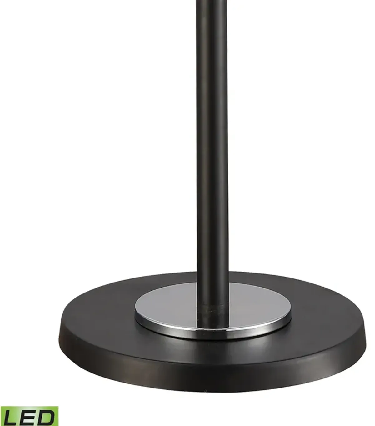 Uprising 72'' High 3-Light Floor Lamp - Black - Includes LED Bulbs