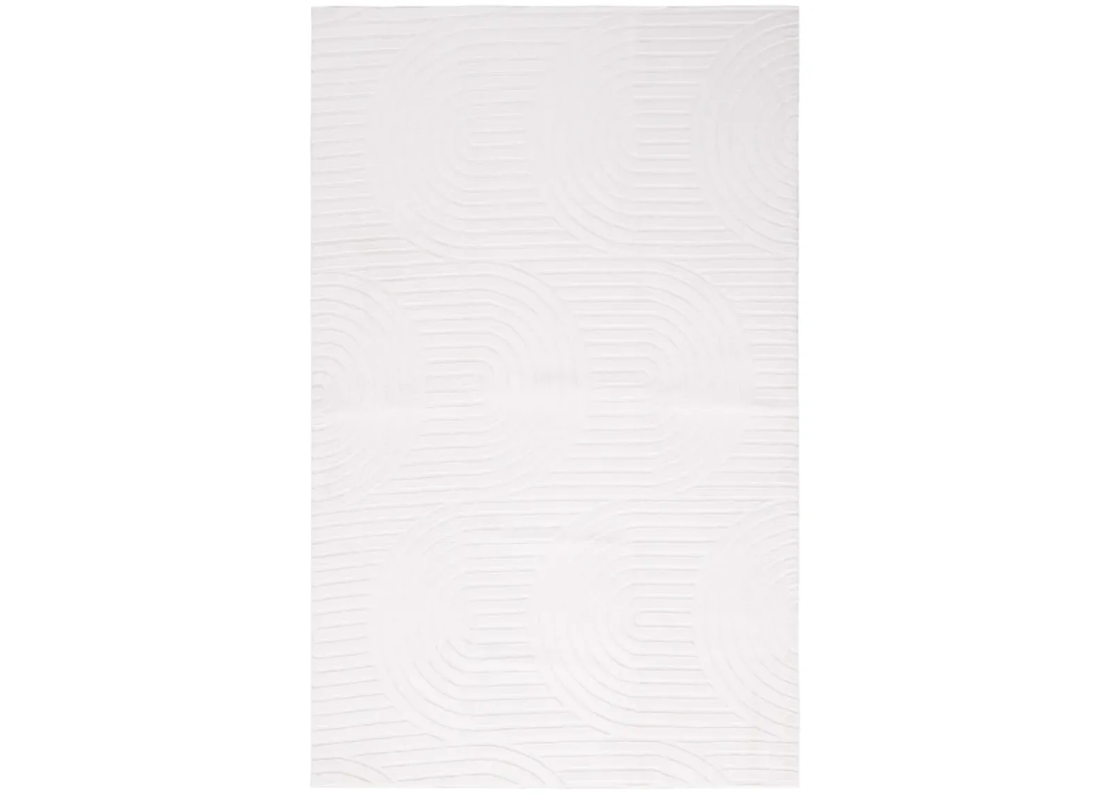 FAUX FUR RUG 878 IVORY 2' x 3' Accent Rug