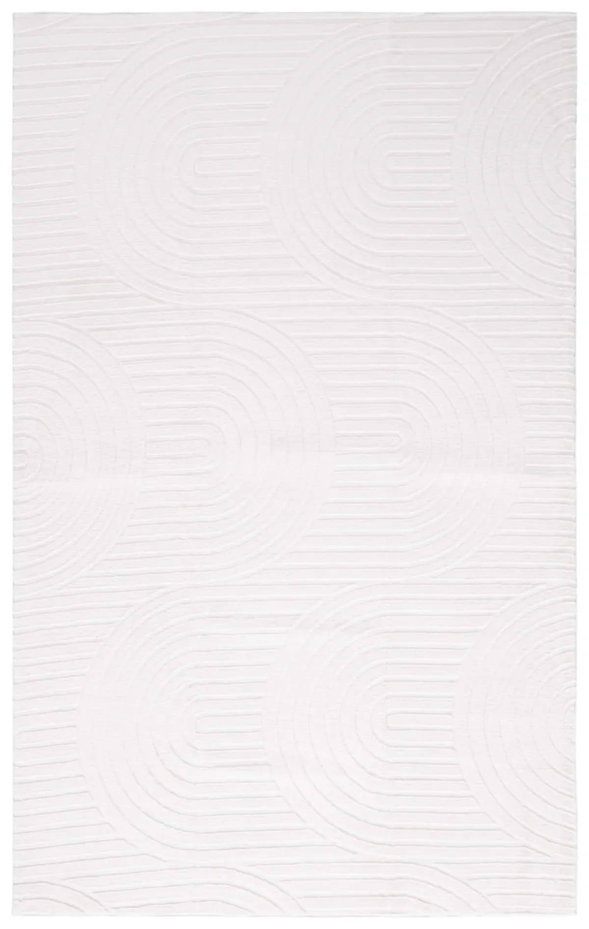 FAUX FUR RUG 878 IVORY 2' x 3' Accent Rug