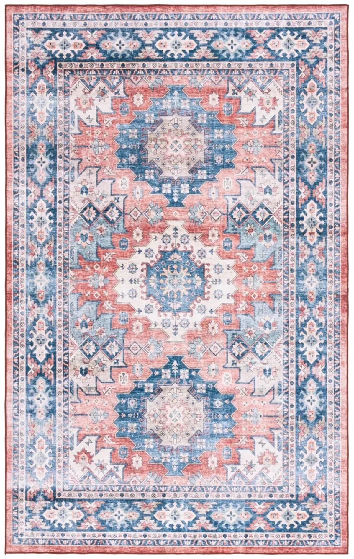 ARIZONA 512 BLUE  8' x 10' Large Rectangle Rug