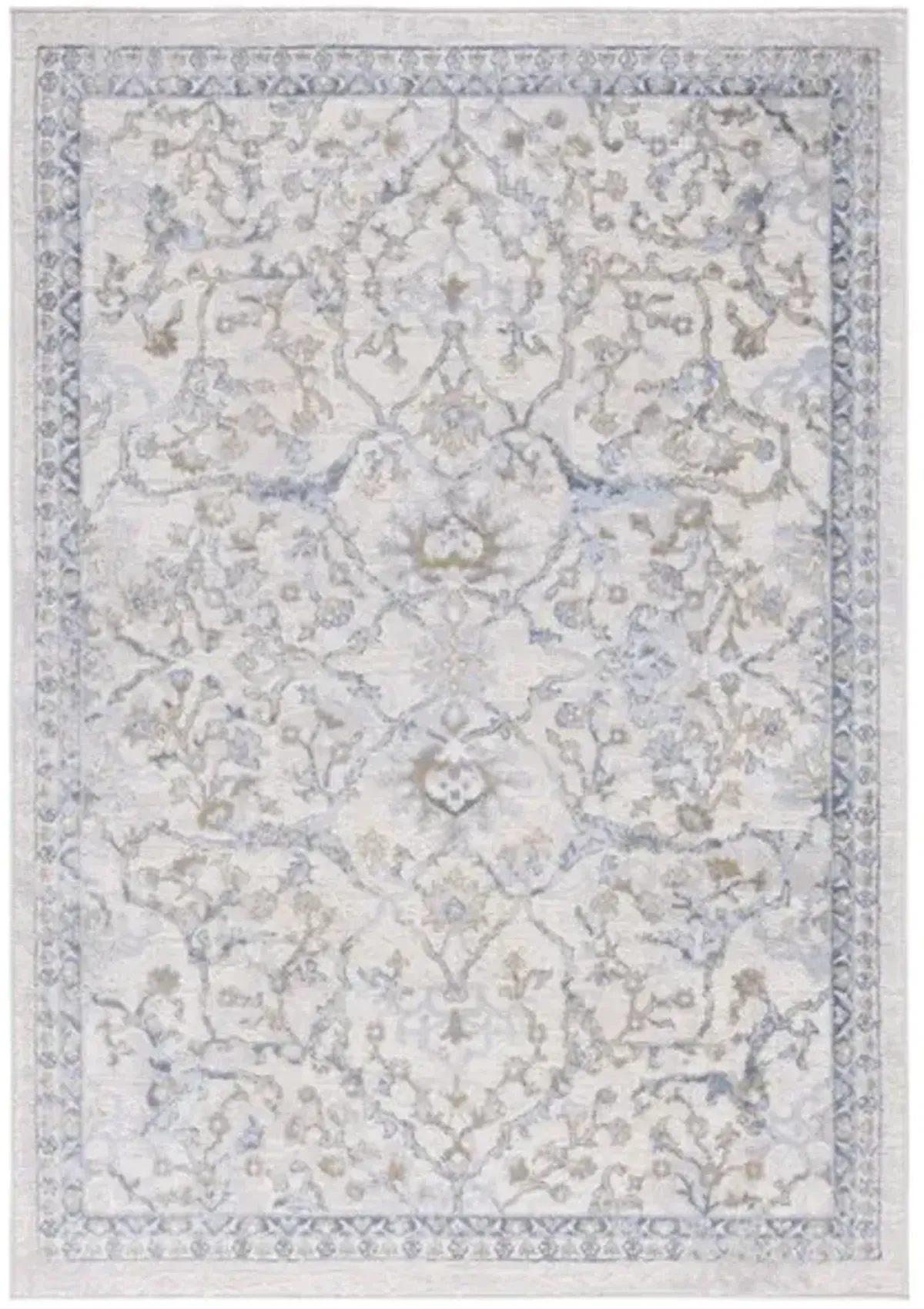 PALMA 336 Blue 10' X 14' Large Rectangle Rug