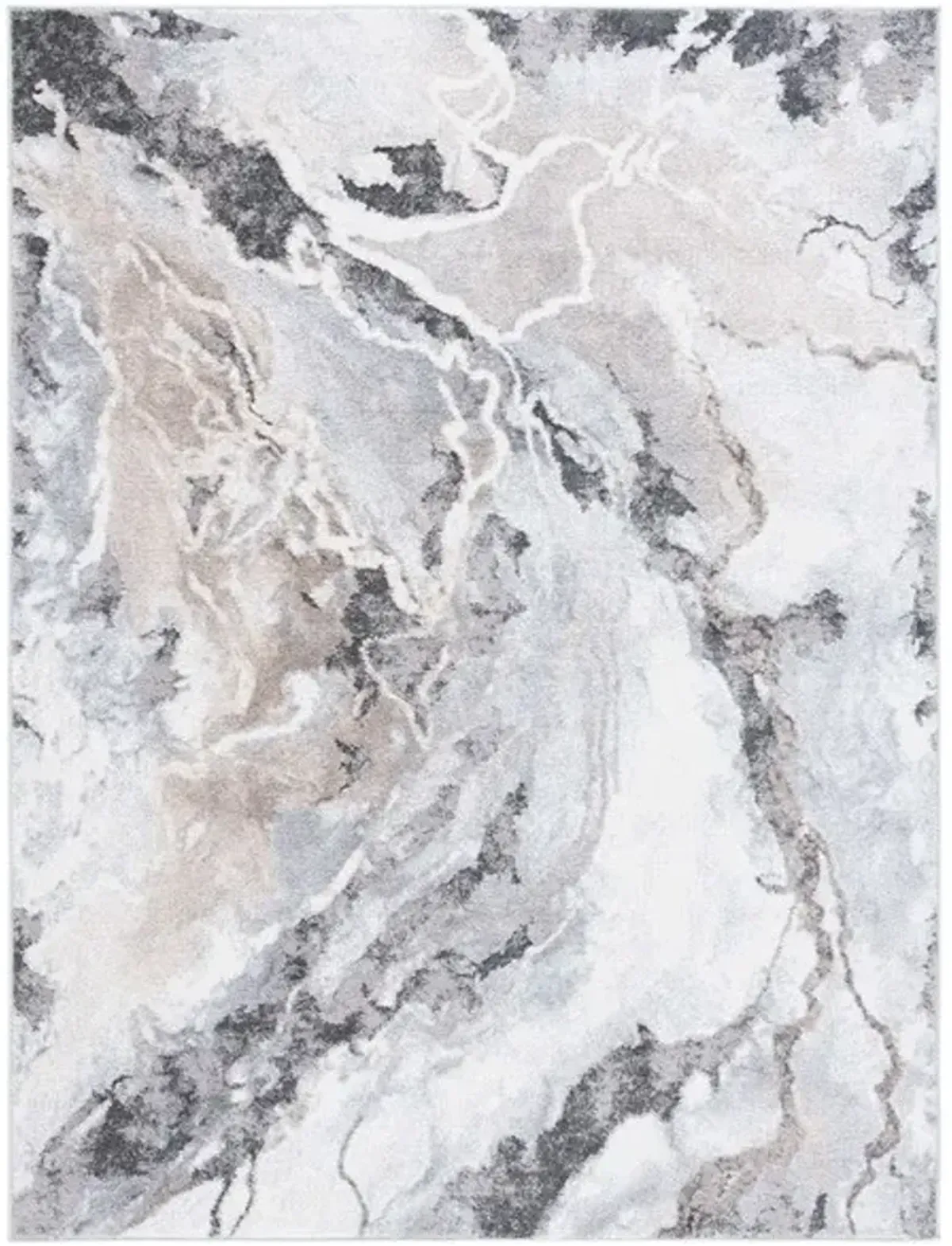 OPAL 410 Grey 9' X 12' Large Rectangle Rug