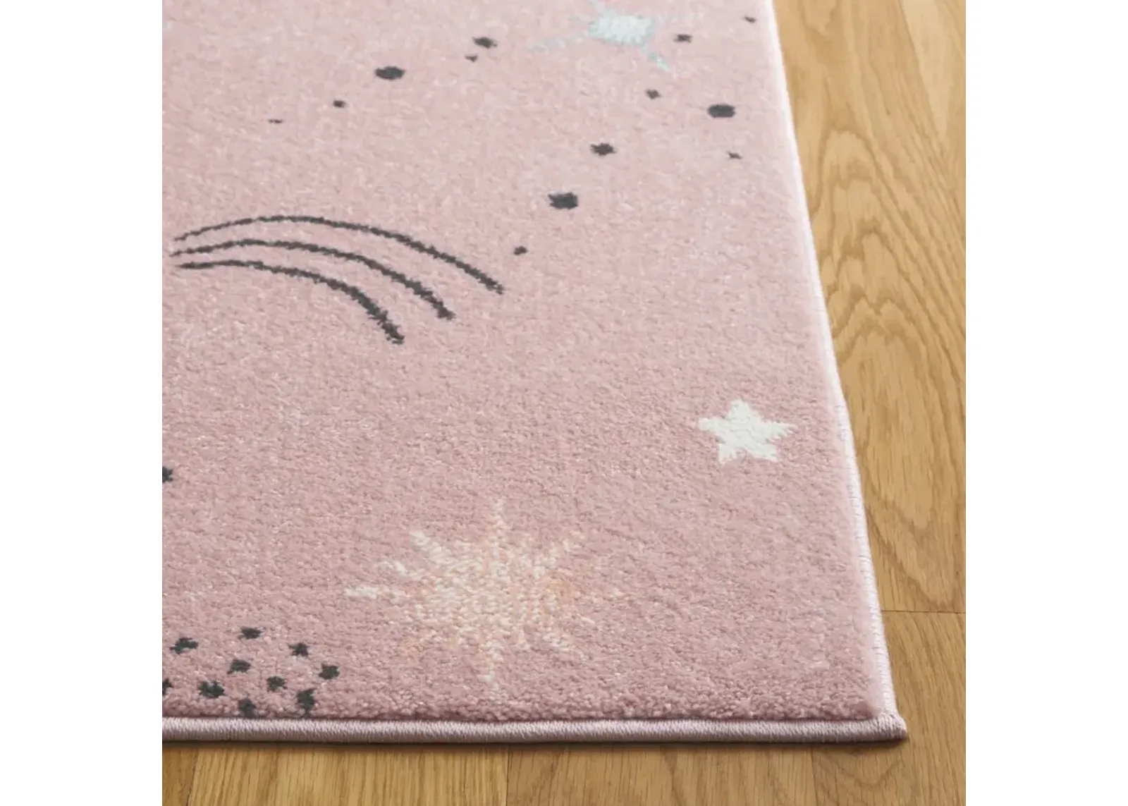 CAROUSEL KIDS 122 PINK  5'-3' x 5'-3' Square Square Rug