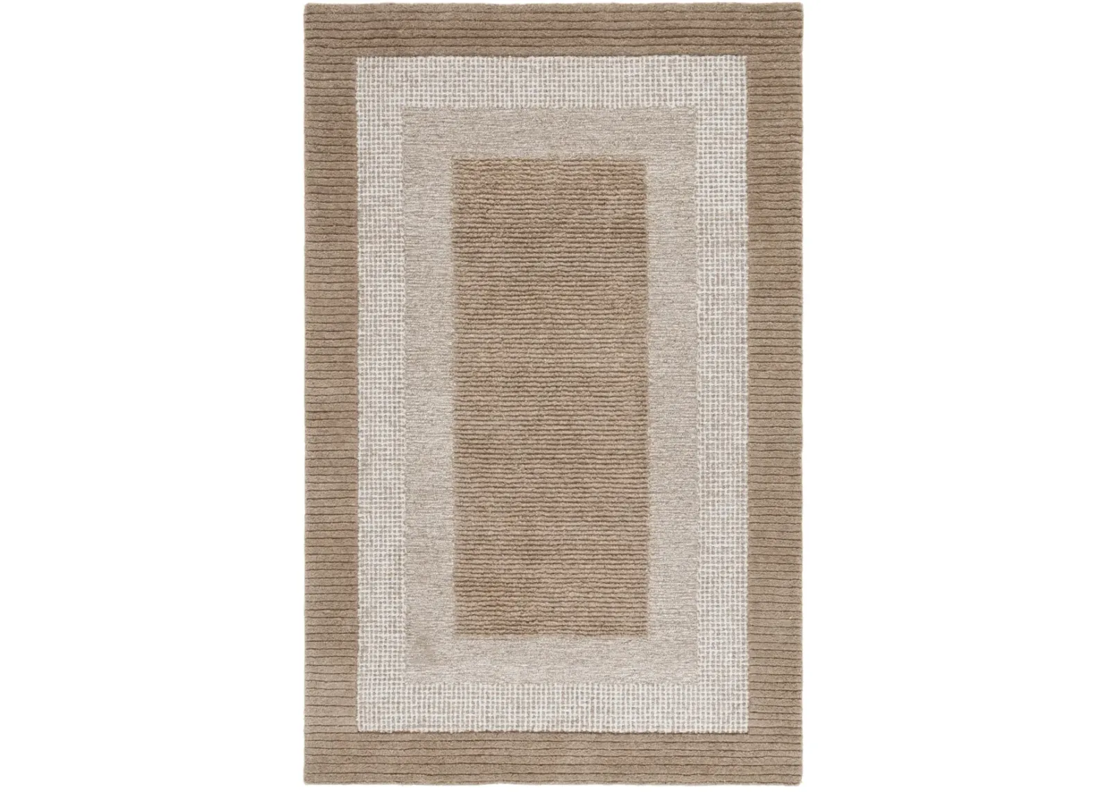 RENEWAL 806 BROWN  8' x 10' Large Rectangle Rug