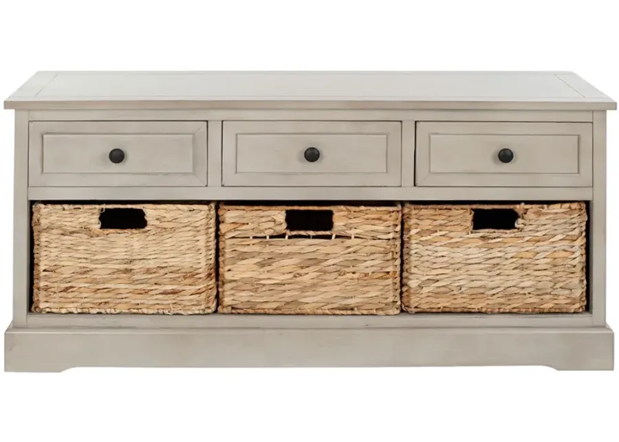 DAMIEN 3 DRAWER STORAGE BENCH