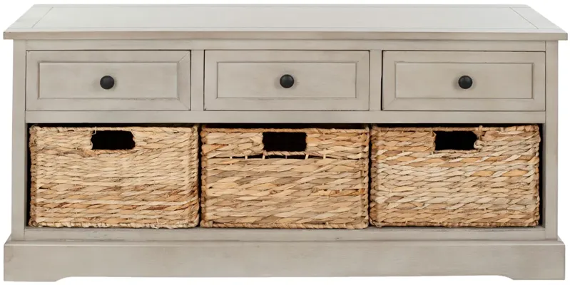 DAMIEN 3 DRAWER STORAGE BENCH