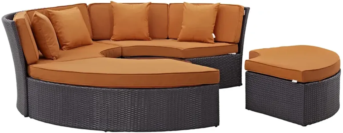 Convene Circular Outdoor Patio Daybed Set