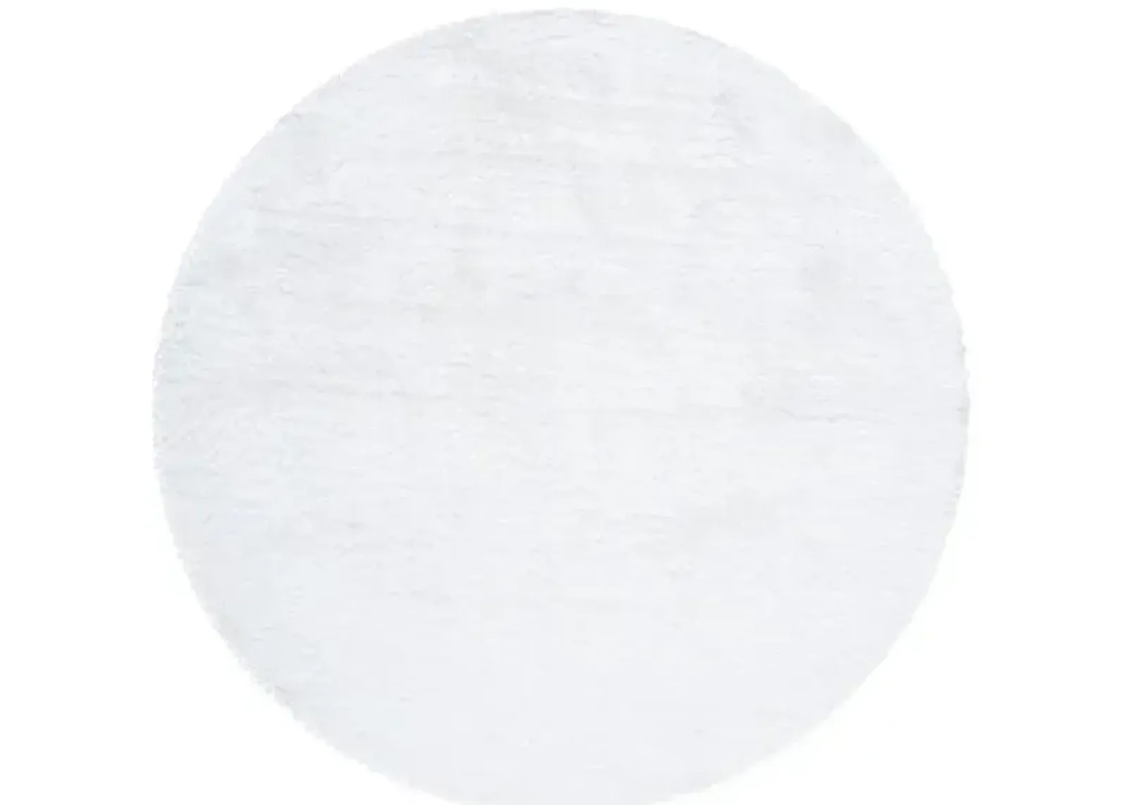 PARIS SHAG 512 Beige  7' X 7' Round Round Rug