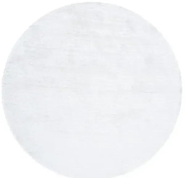 PARIS SHAG 512 Beige  7' X 7' Round Round Rug