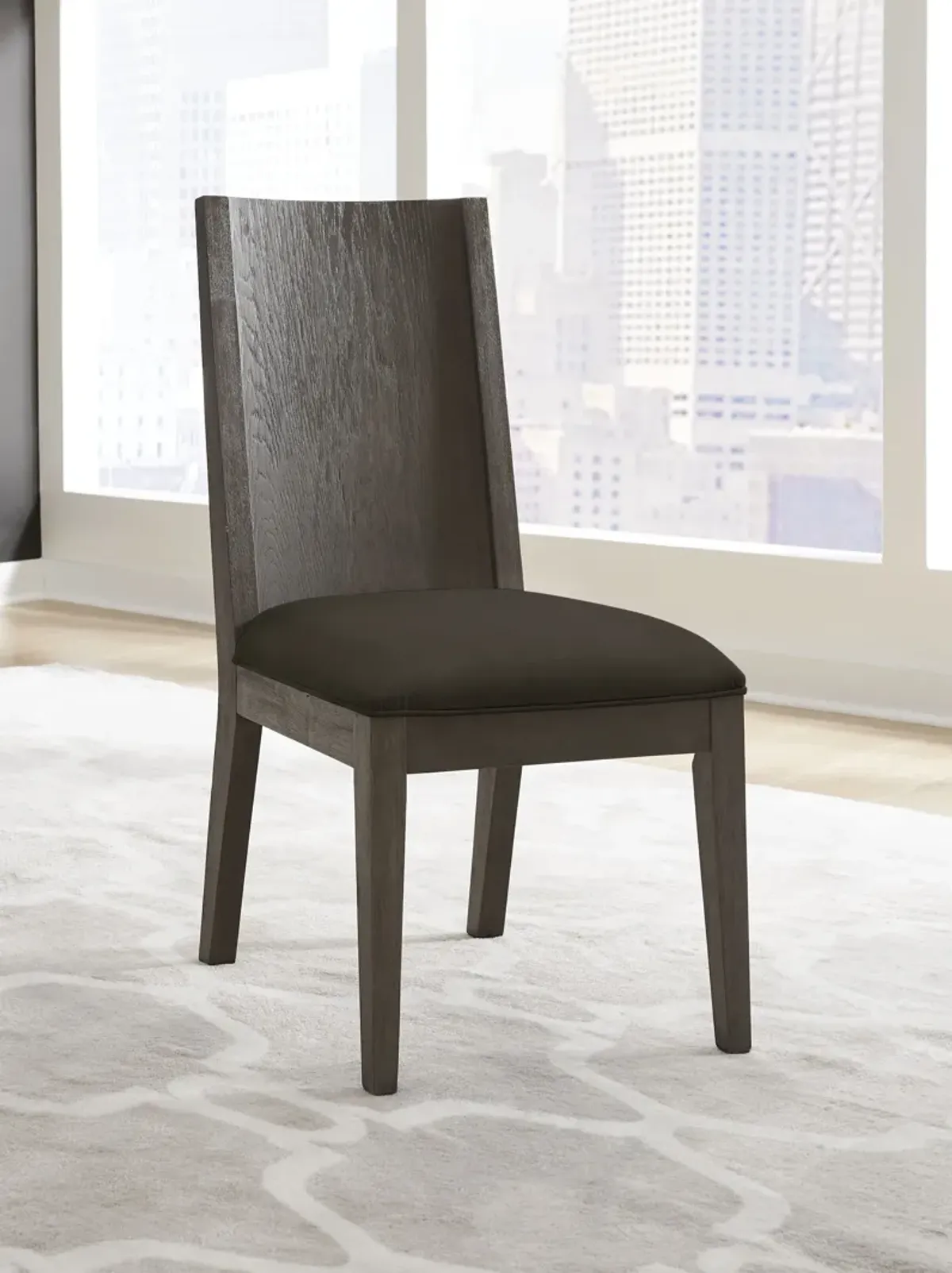 Plata Dining Chair in Thunder Grey