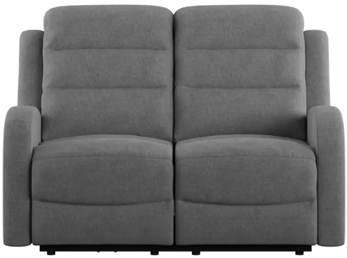 Harvey Dual Power Loveseat And Headrest