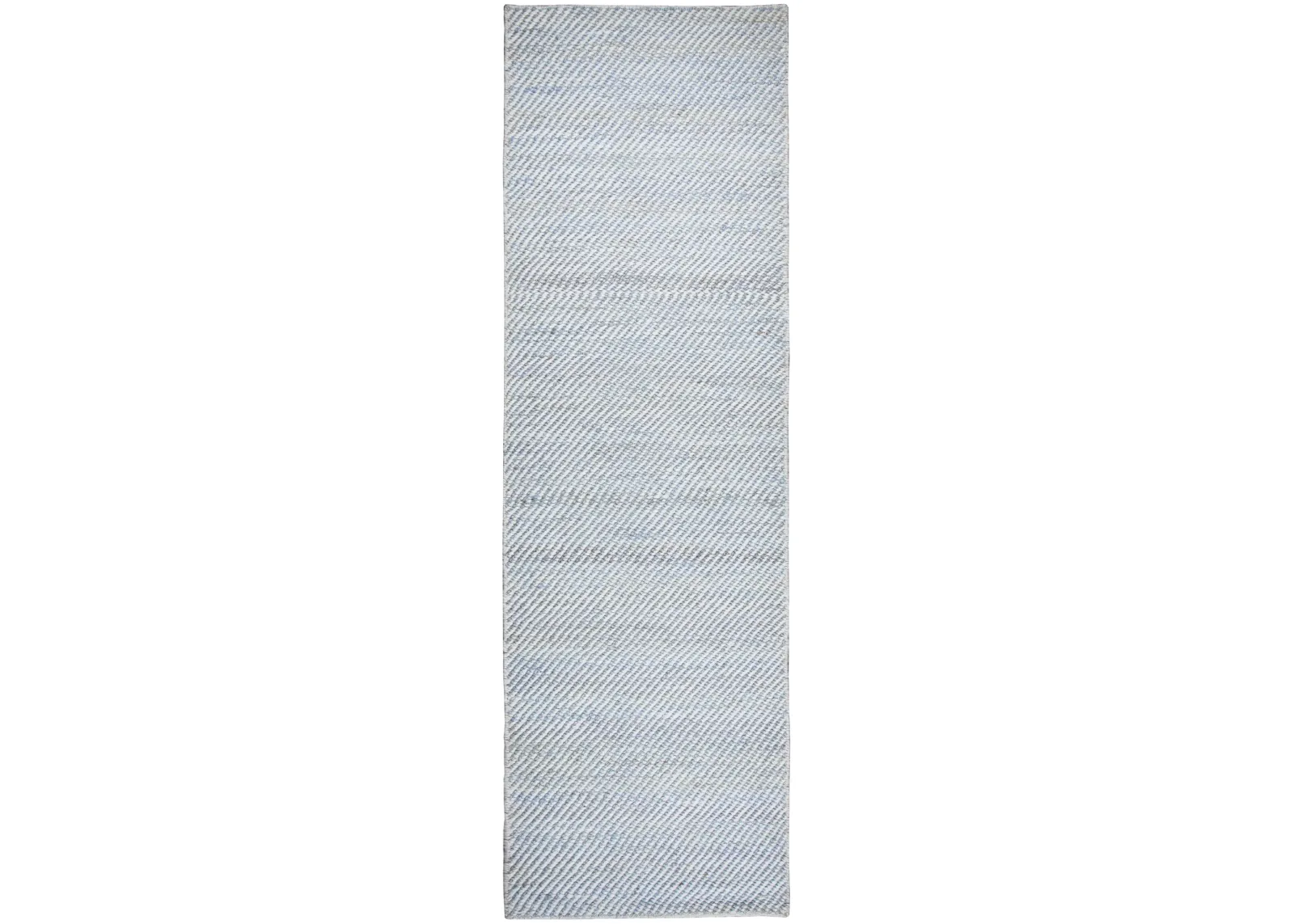 Ellington Gray Stripe  Jute / Wool  2'6" x 8' Runner Rug