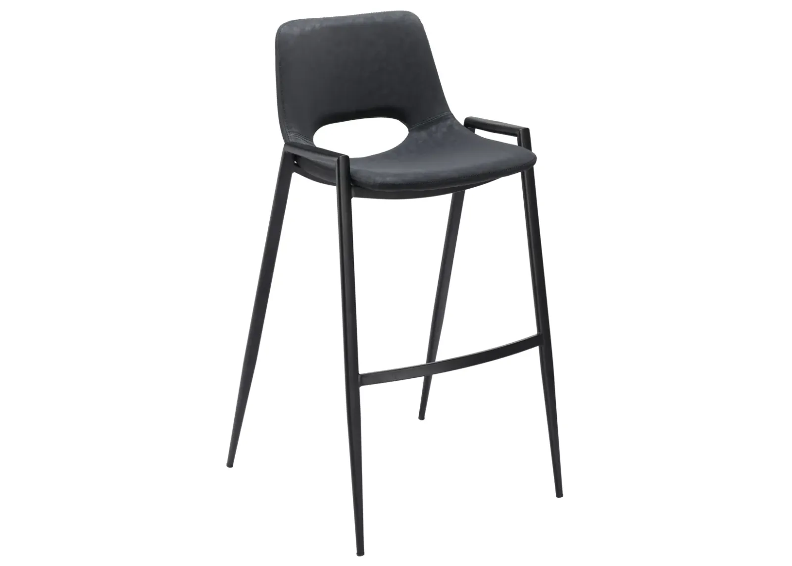 Desi Barstool (Set of 2) Black