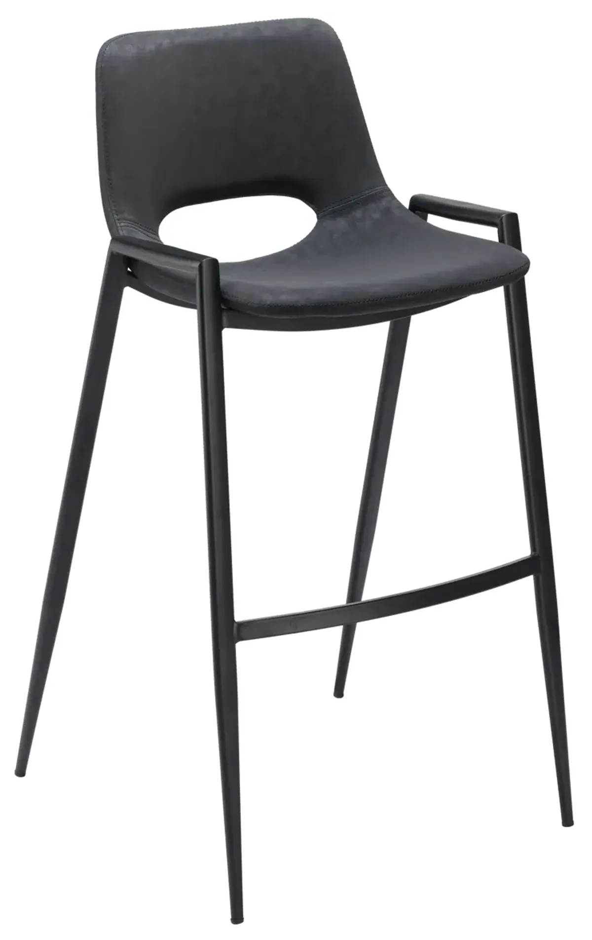 Desi Barstool (Set of 2) Black