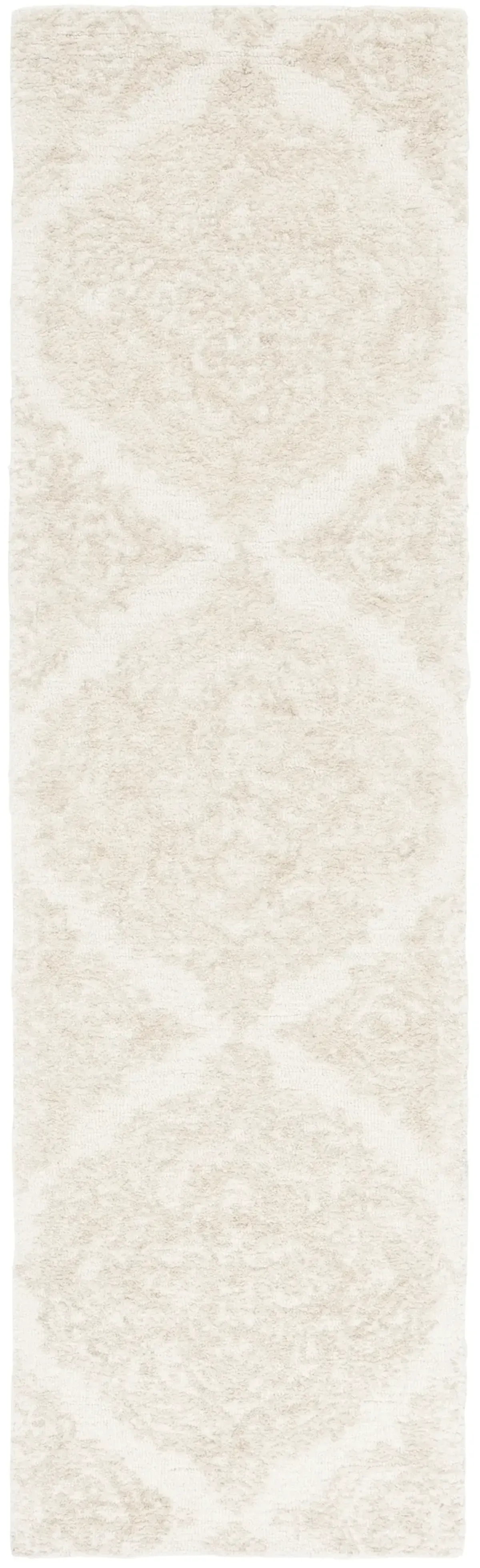 MSR ABSTRACT IVORY  2'-3' x 8' Runner Rug