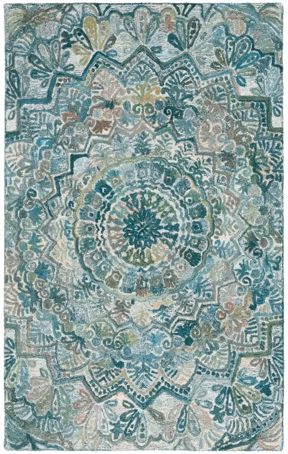 MARQUEE 110 AQUA  5' x 8' Medium Rectangle Rug