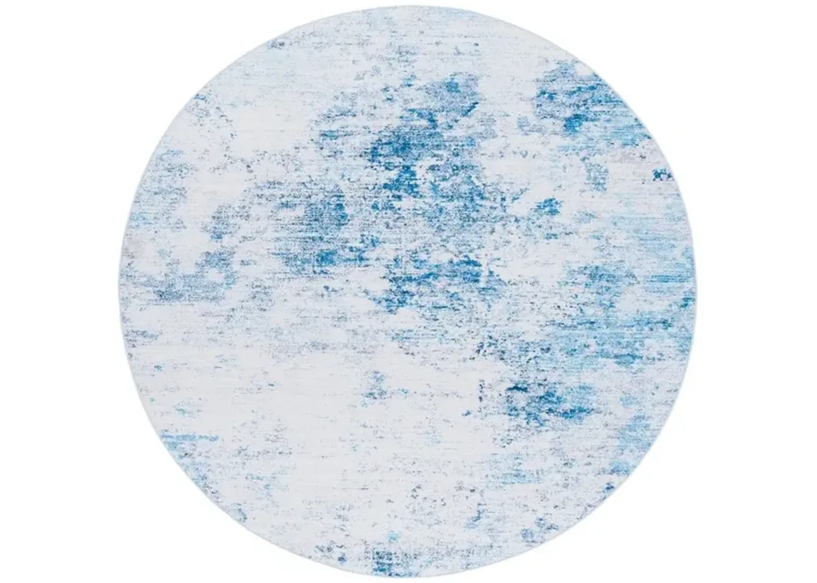 TACOMA 943 Blue  6' X 6' Round Round Rug