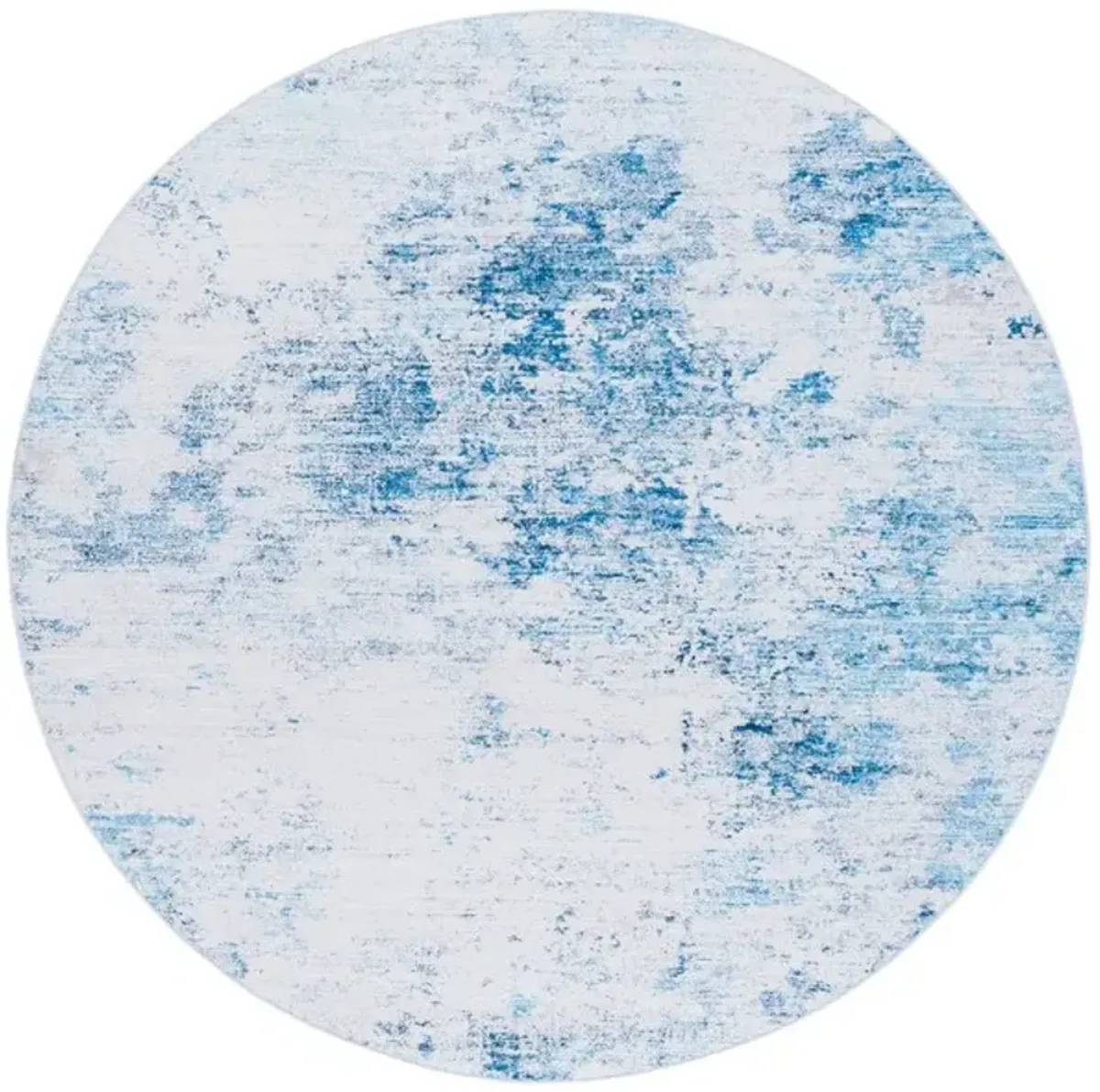 TACOMA 943 Blue  6' X 6' Round Round Rug