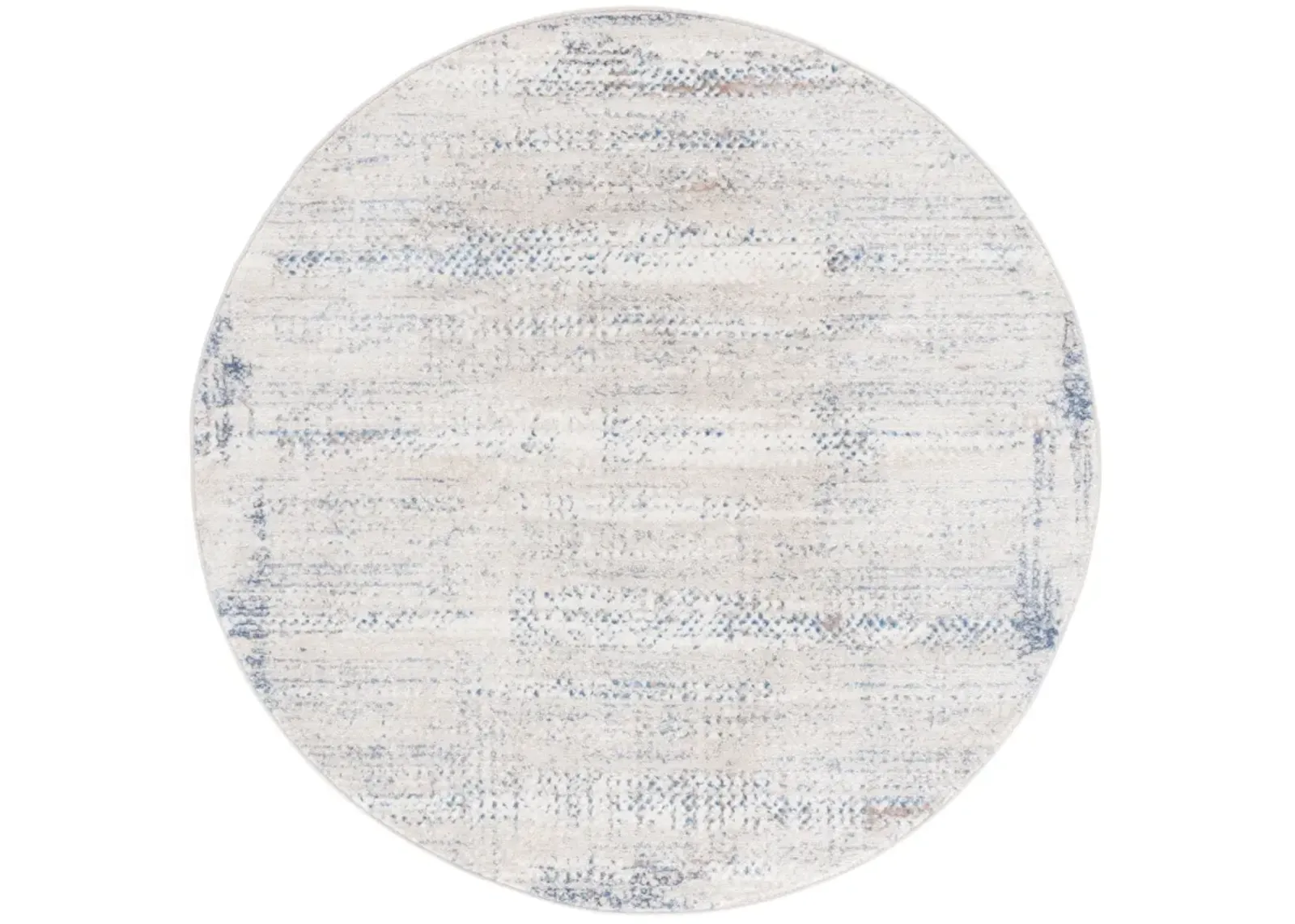 PRESTIGE 114 IVORY  6'-7' x 6'-7' Round Round Rug