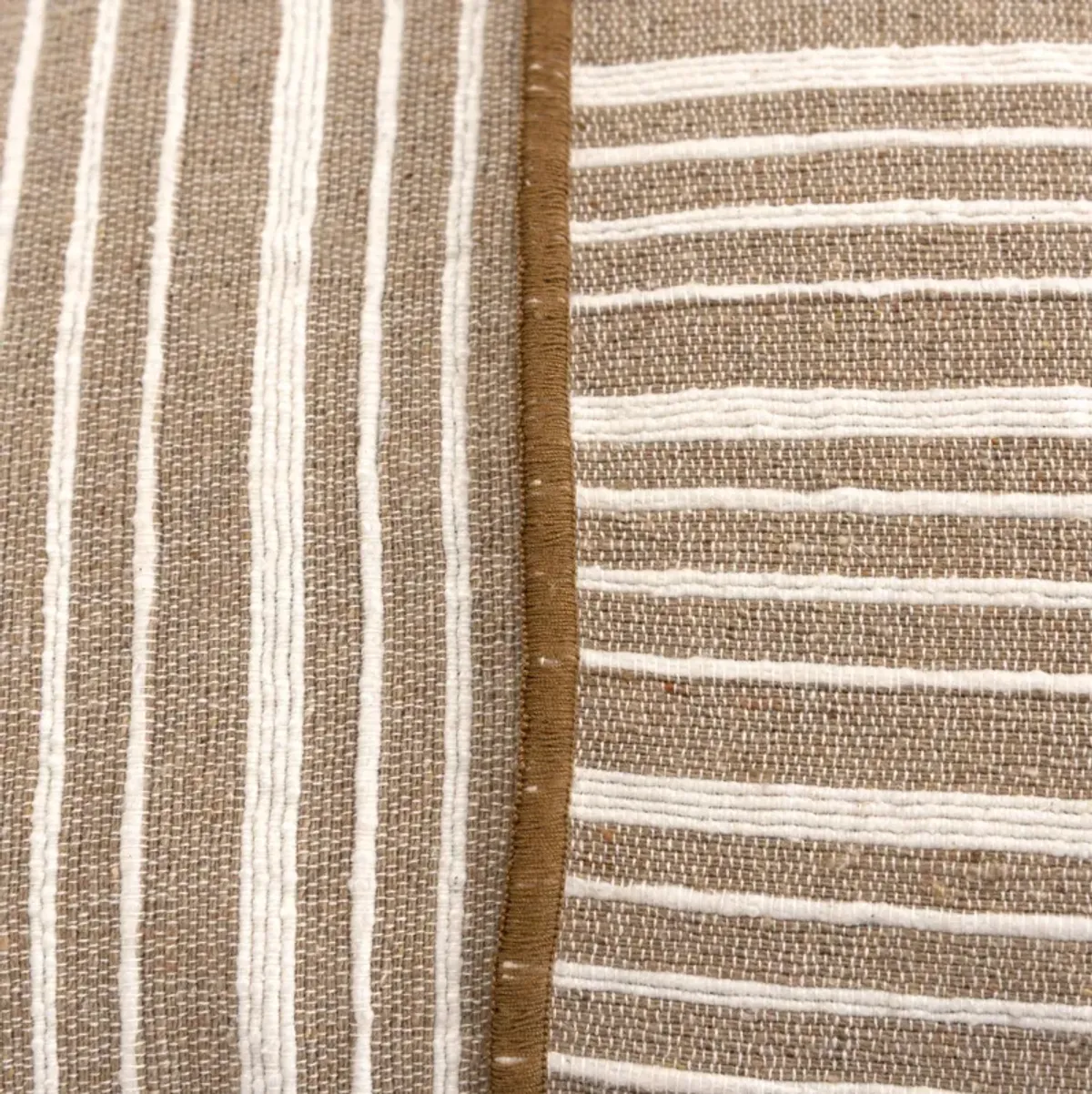 Stripe Natural  Pillow