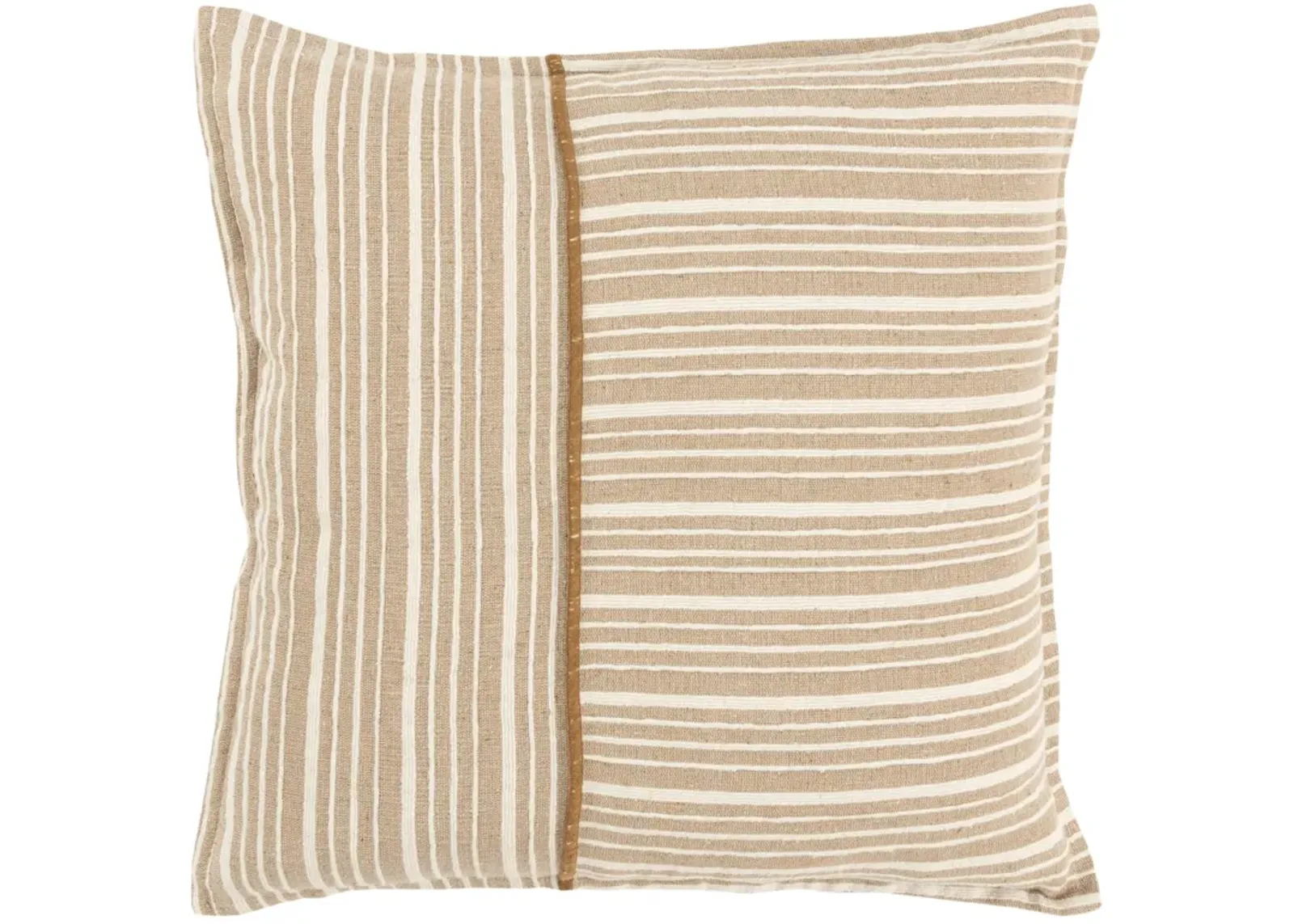 Stripe Natural  Pillow