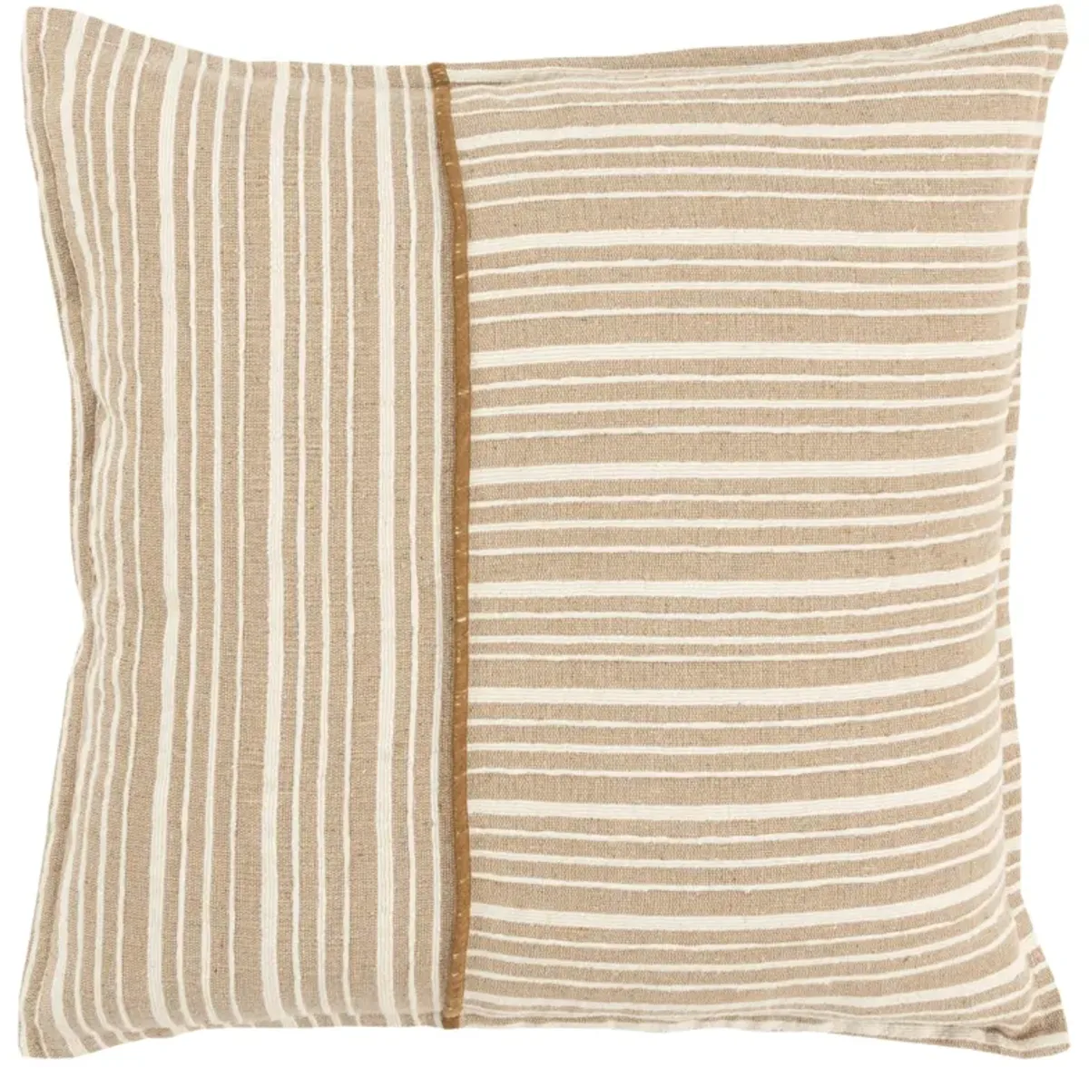 Stripe Natural  Pillow