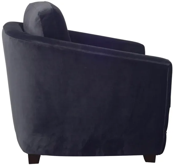 Baltimo Club Chair - Velvet Black