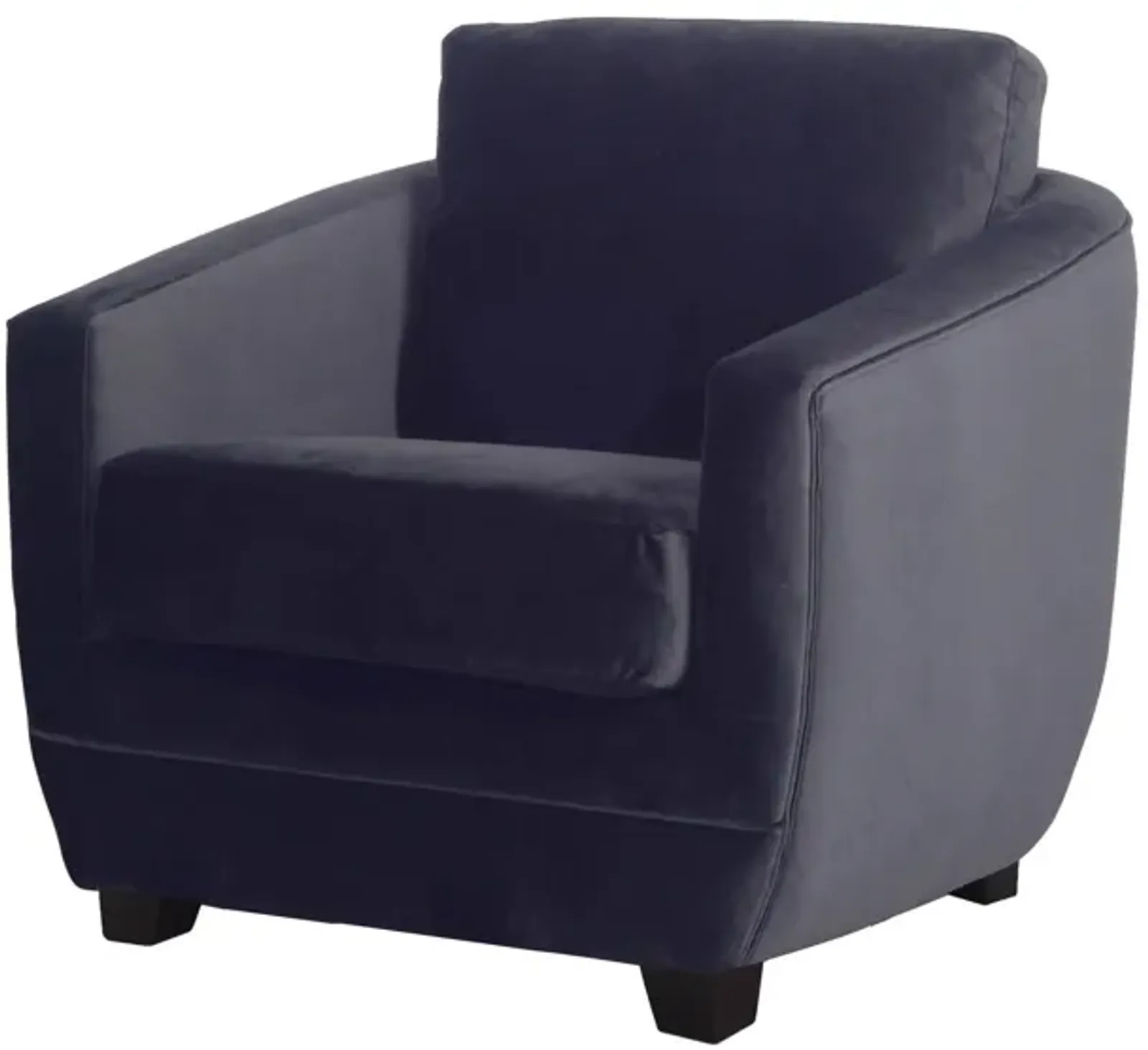 Baltimo Club Chair - Velvet Black