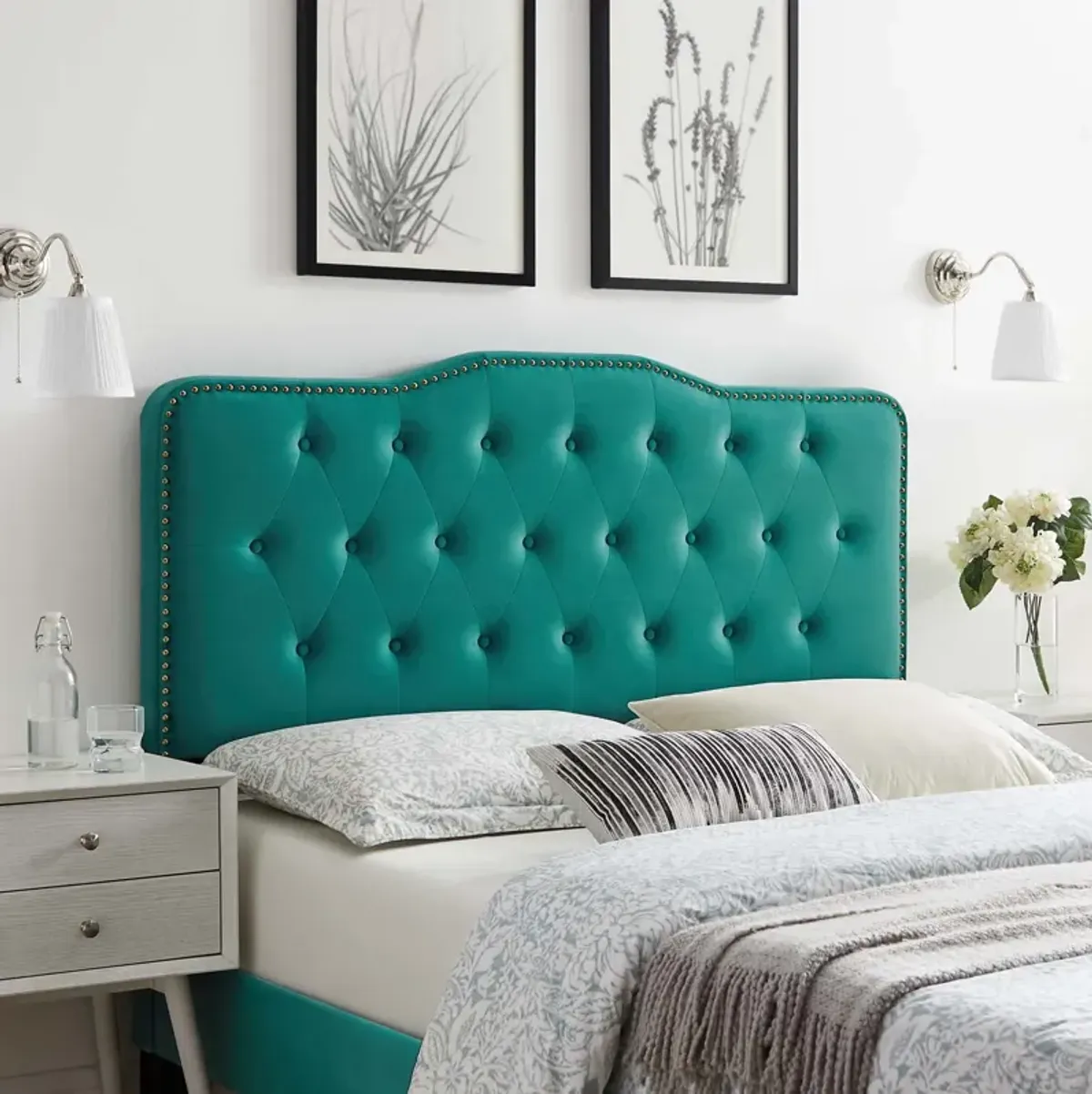 Sophia Tufted Performance Velvet King/California King Headboard