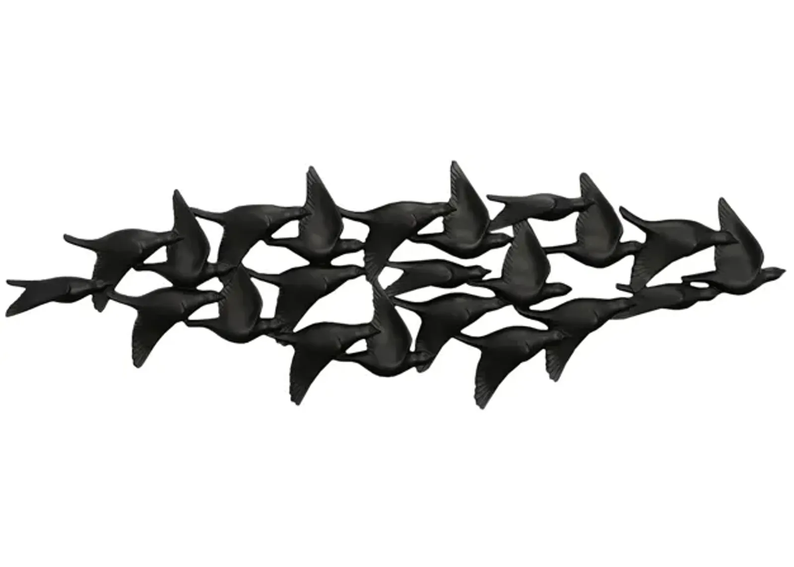 Flock Of Birds Wall Art, Black