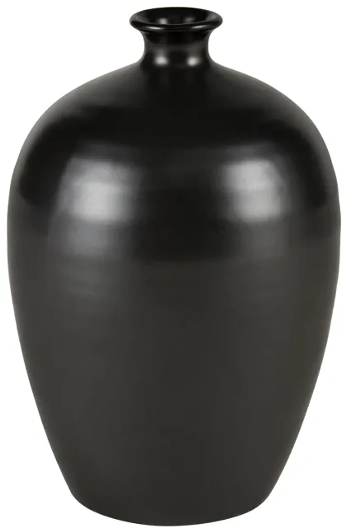 Faye Vase  -  Medium Black - Set of 2