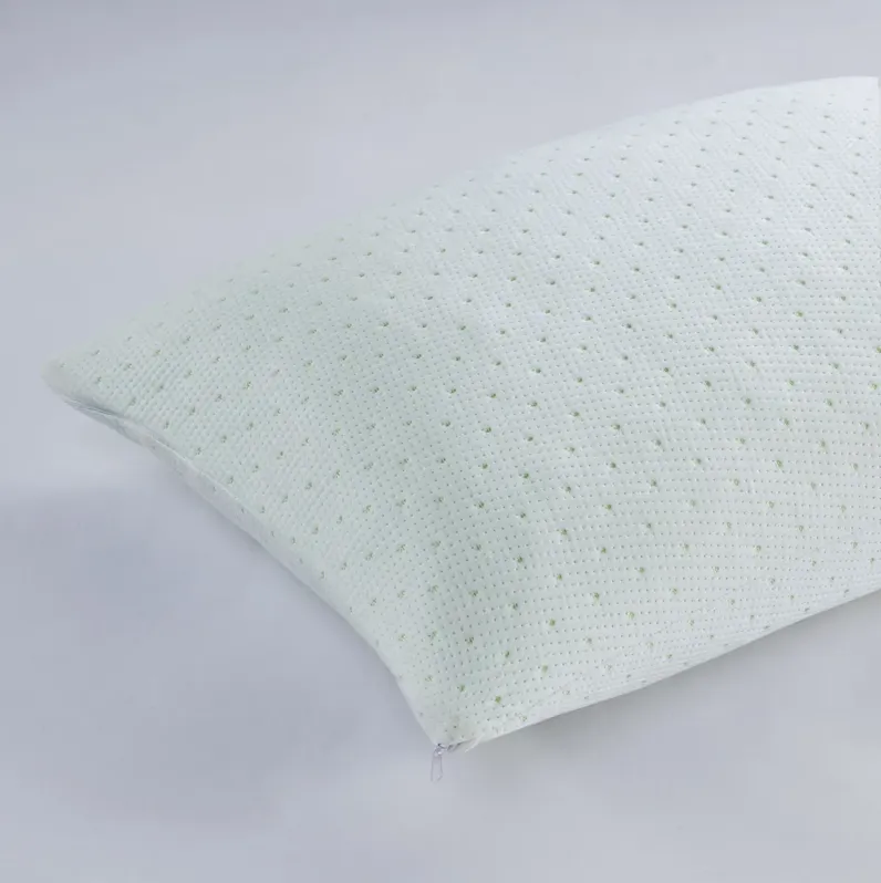 Sleep Philosophy Rayon from Bamboo Ivory Shredded Memory Foam Pillow with Rayon from Bamboo Blend Cover