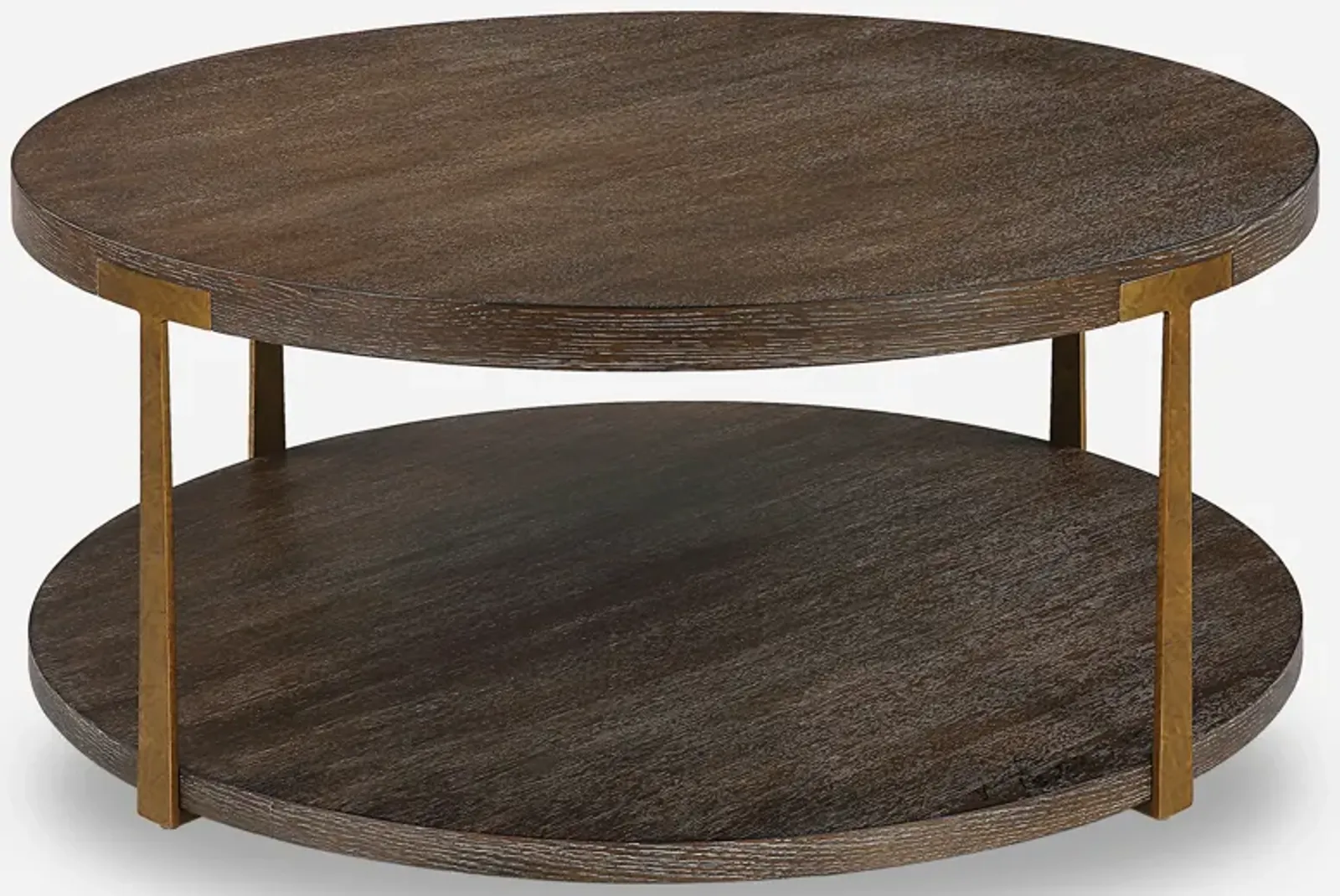 Palisade Round Wood Coffee Table