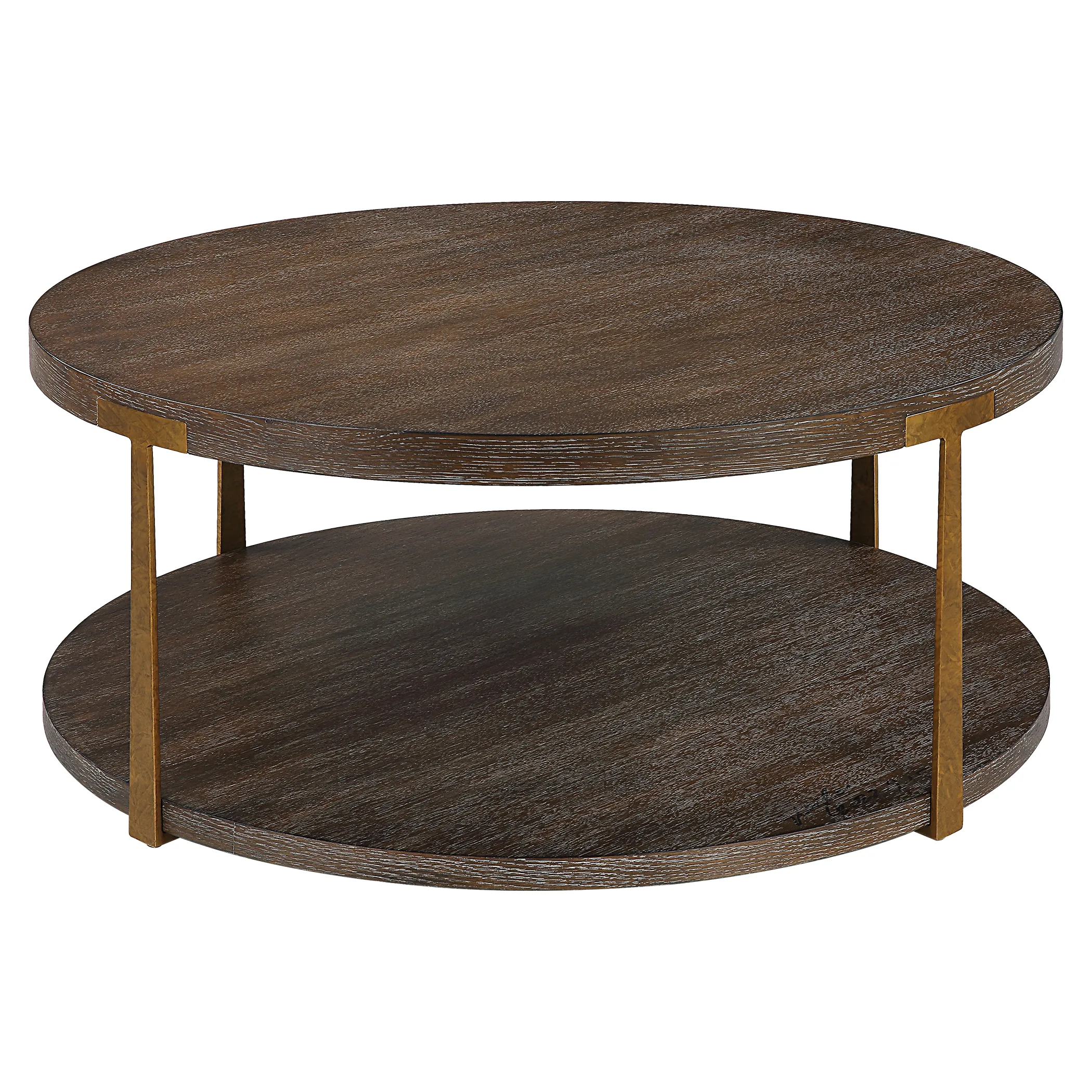 Palisade Round Wood Coffee Table