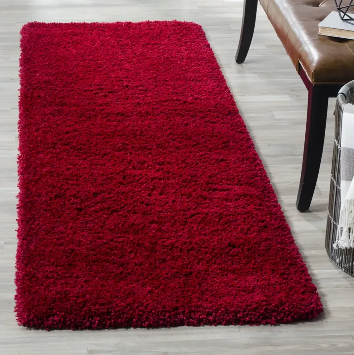 CALIFORNIA SHAG Runner Power Loomed 2'-3" x 15' Rug