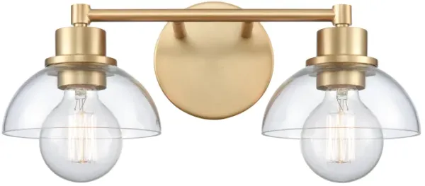Julian 16'' Wide 2-Light Vanity Light - Brushed Gold