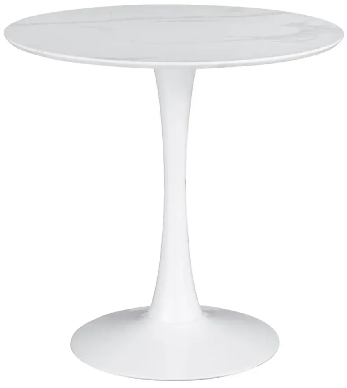 Arkell 30-inch Round Pedestal Dining Table White