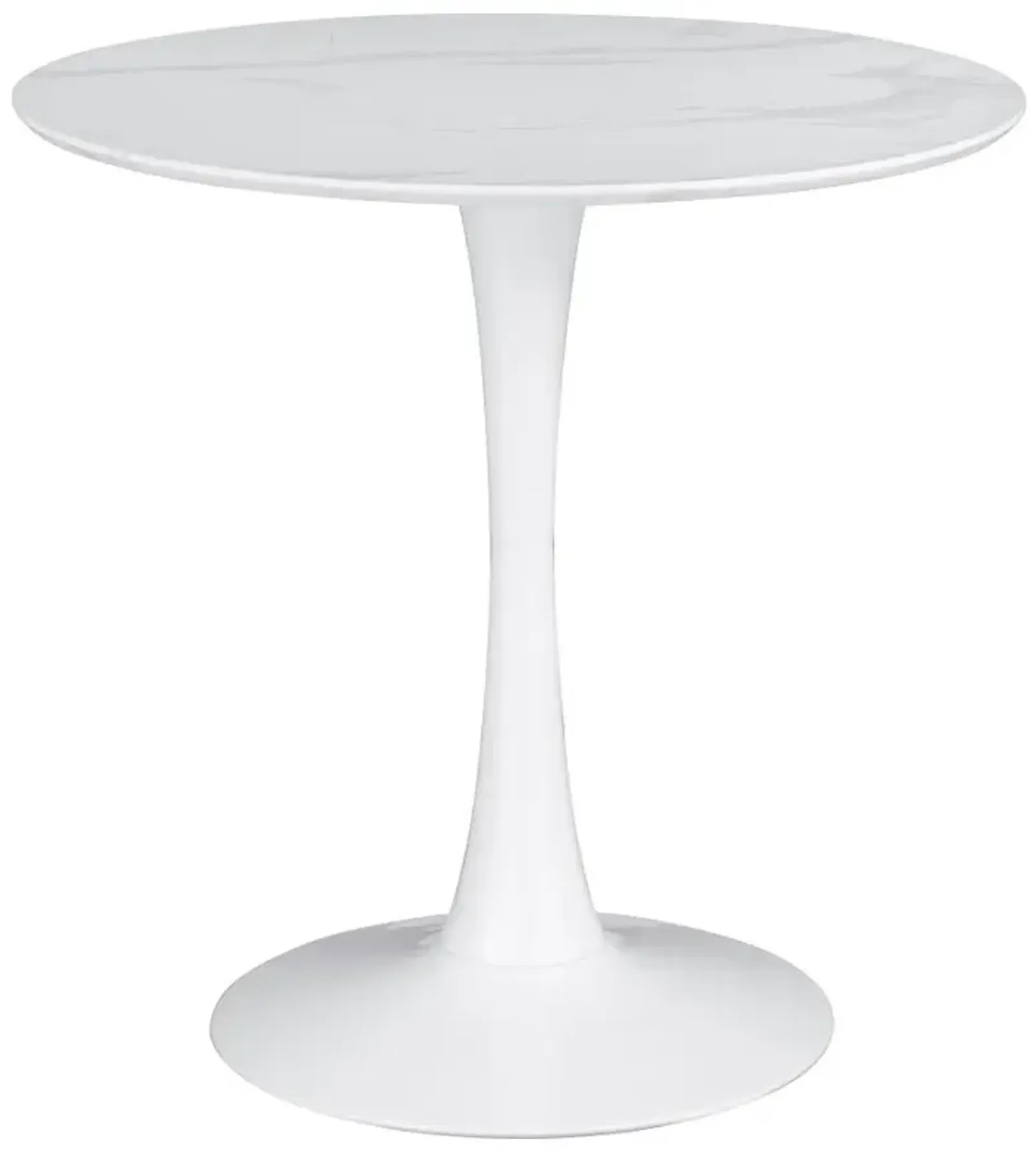 Arkell 30-inch Round Pedestal Dining Table White